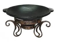 Садж чугунный 50 см + Подставка под садж "Султан"