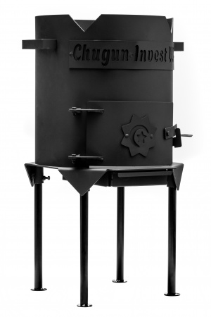 Печь для казана разборная усиленная с дверцей, диам.300мм(казан 4,5-6л)