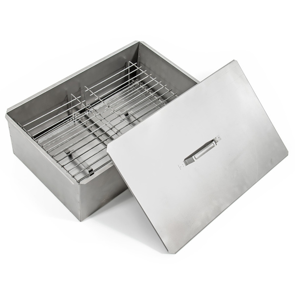 Коптильня двухъярусная 580х380х220мм 1,0мм