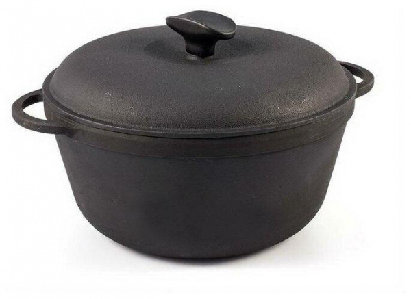 Кастрюля SYTON 200х100мм, V=2л, с чугунной крышкой