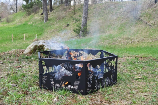 Кольцо для костра разборное "Лесное царство"