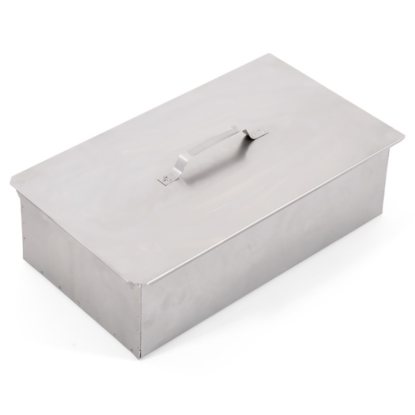 Коптильня двухъярусная 480х280х270мм нерж. 0,8мм