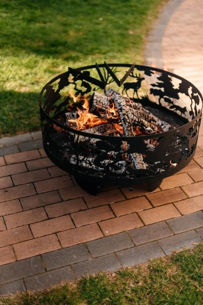 Очаг круглый "Олени"