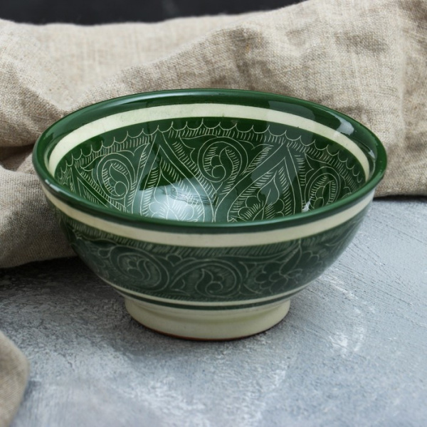 Коса для первых блюд. Зеленая