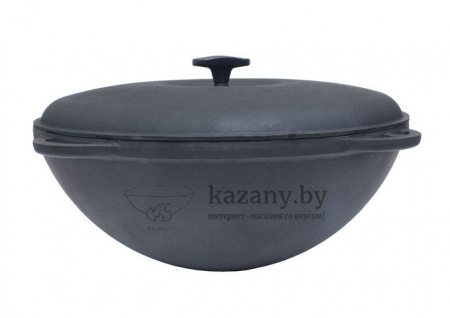 Казан украинский Syton 6 литров с крышкой чугунной