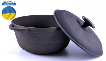 Кастрюля SYTON 260х130мм, V=5,5л, с чугунной крышкой