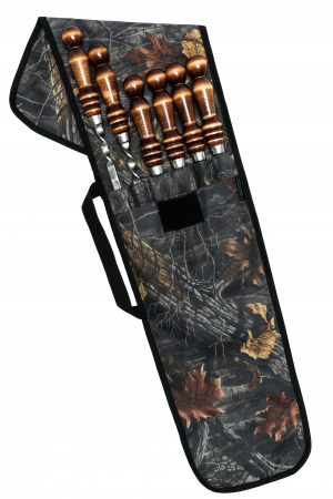 Набор шампуров в чехле "Охотничий"