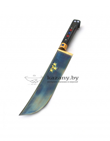 Пчак средний "Чуст", гарда, рукоять олово