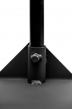 Казан узбекский 6л (круглое дно) + Печь для казана разборная усиленная с дверцей, 3мм, диам.300мм