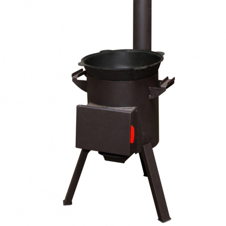 Очаг "Берель" + Казан узбекский 16л с крышкой