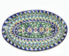 Блюдо овальное "Риштан", большое
