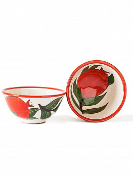 Пиала для чая большая. Гранат