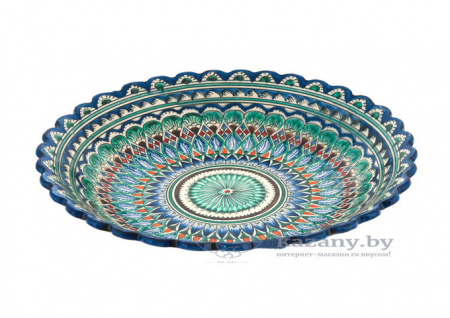 Блюдо для плова (с резным краем), диам.34см