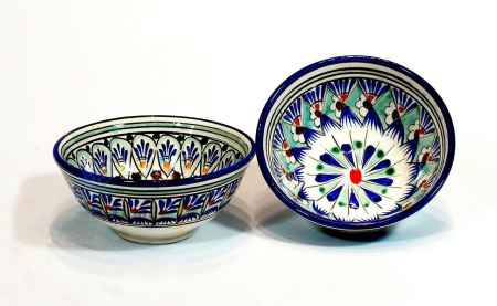 Пиала для чая малая. Риштанская керамика
