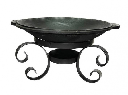 Садж чугунный 50 см + Подставка под садж Афина