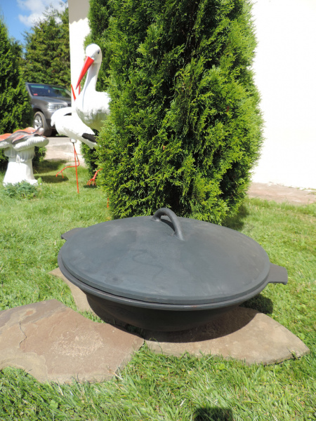 Казан чугунный Легмаш 12 литров с крышкой - Легмаш