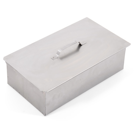 Коптильня двухъярусная 480х280х270мм нерж. 0,8мм