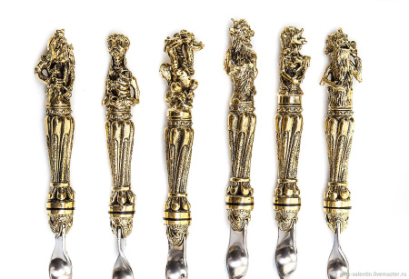 Набор шампуров с декоративным литьем "Сказка" (6 шт)
