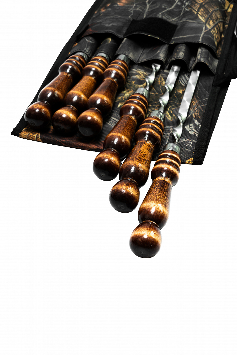 Набор шампуров в чехле "Охотничий"